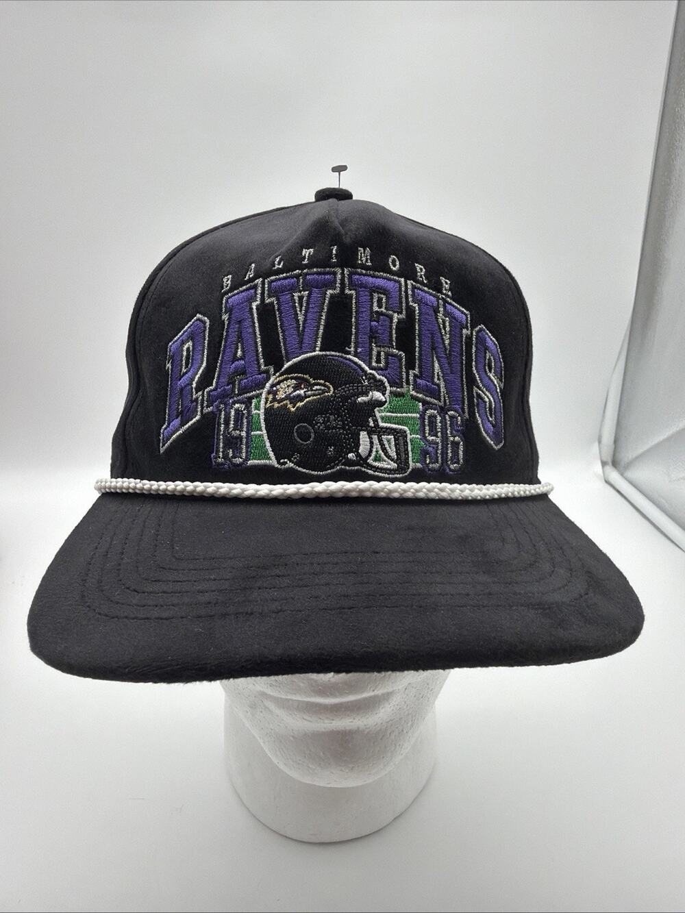 Baltimore Ravens NFL '47 Palermo Hitch Black Velvet Snapback Hat Cap OSFA NWTs